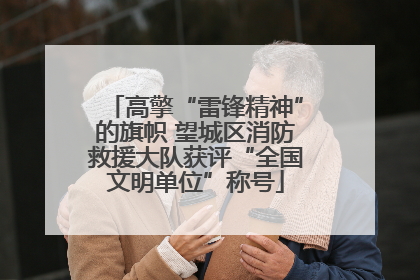 高擎“雷锋精神”的旗帜 望城区消防救援大队获评“全国文明单位”称号