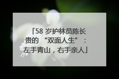 58 岁护林员陈长贵的 “双面人生”：左手青山，右手亲人