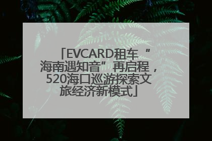 EVCARD租车“海南遇知音”再启程，520海口巡游探索文旅经济新模式